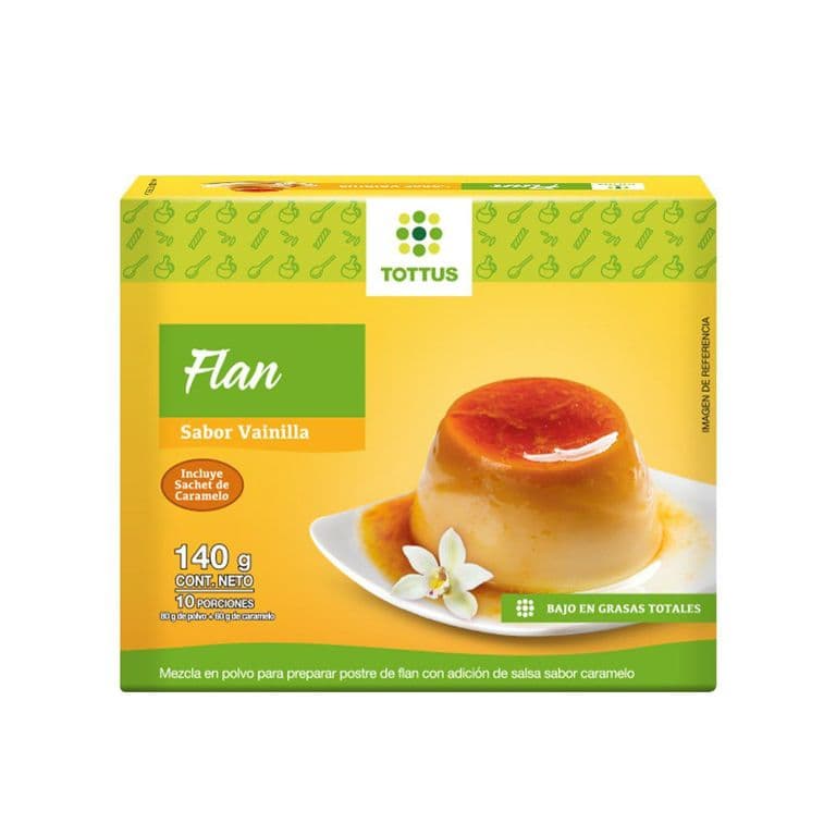 FLAN VAINILLA  TOTTUS 140 G