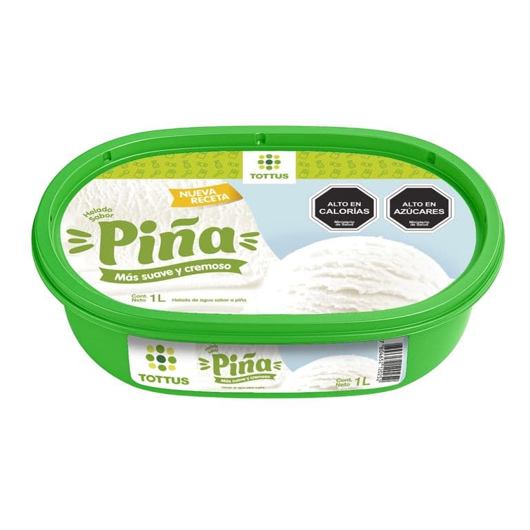 Helado de Agua Sabor Piña Tottus 1 L