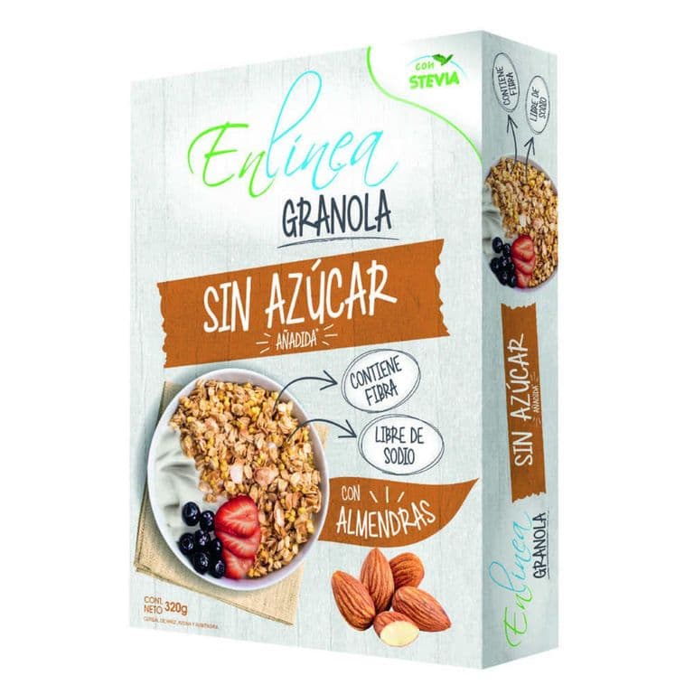 Granola almendra sin azucar añadida