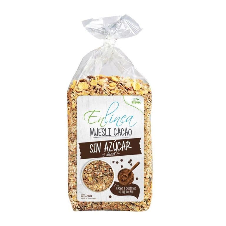Muesli cacao sin azucar añadida