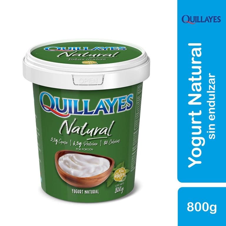 Yogurt Natural Quillayes Pote 800 g