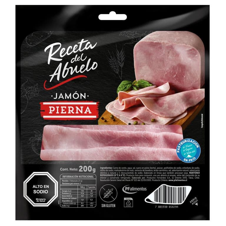 Jamón Pierna G1 Receta del Abuelo 200 g