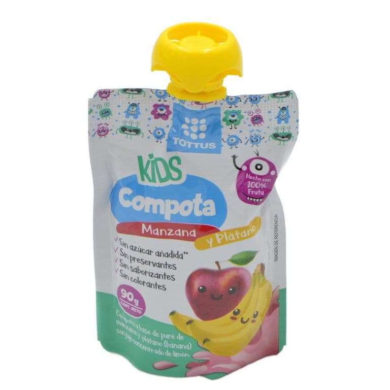 Compota Plátano-Manzana
