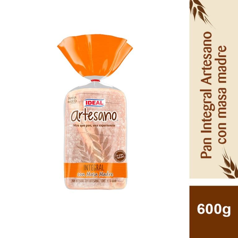 Pan de Molde Artesano Integral