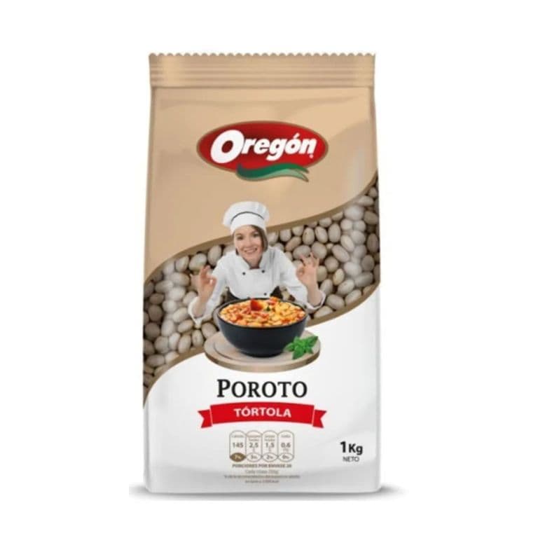 Porotos Tortola Oregon 1 Kg