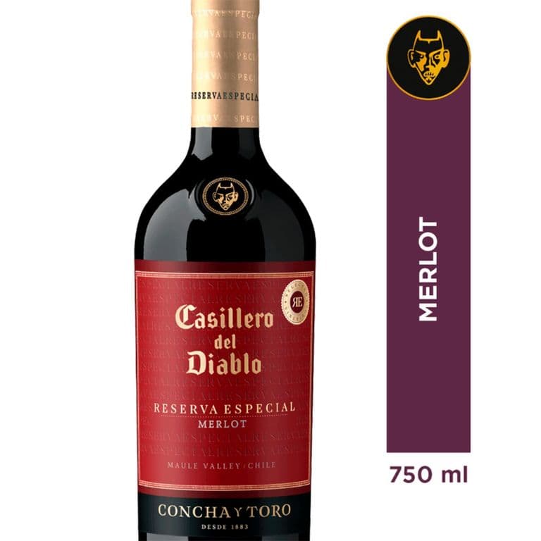 Vino Tinto Reserva Especial Merlot Casillero del Diablo 13.5° 750 ml