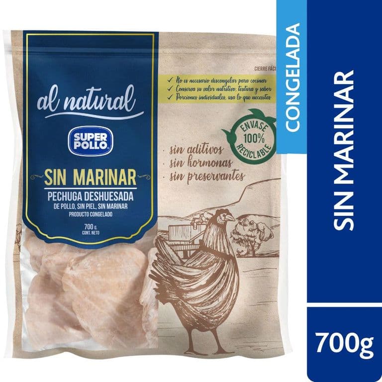 Pechuga Deshuesada Natural Congelada