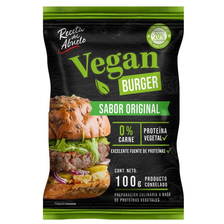 Vegan Burger Receta del Abuelo 100 g
