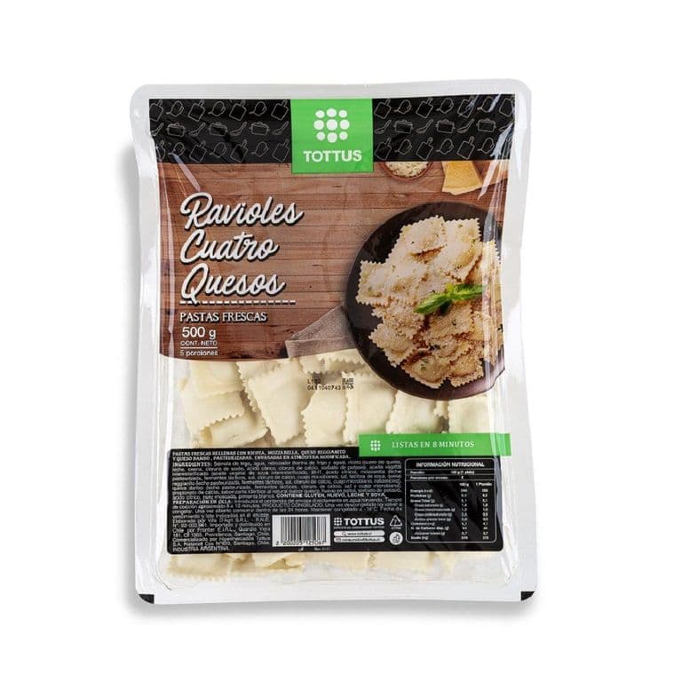 Ravioles Cuatro Quesos