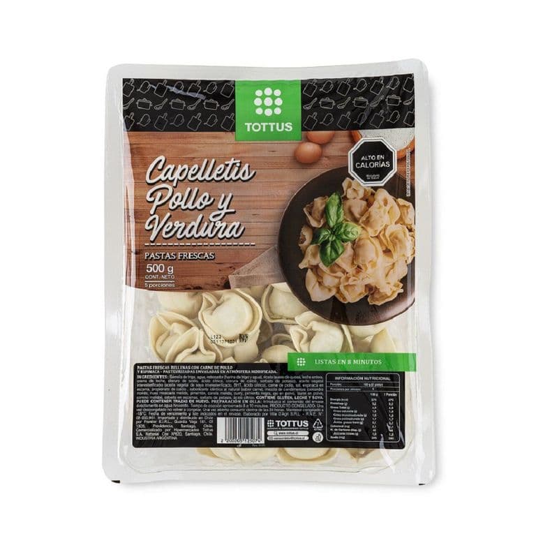 Cappellettis Pollo y Verdura