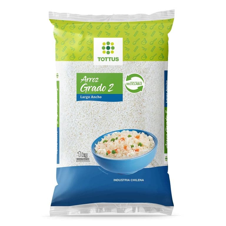 Arroz Tottus G2 Largo Ancho 1 Kg