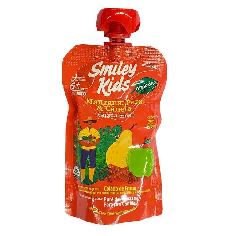 Colado Manzana Pera Canela Smiley Kids