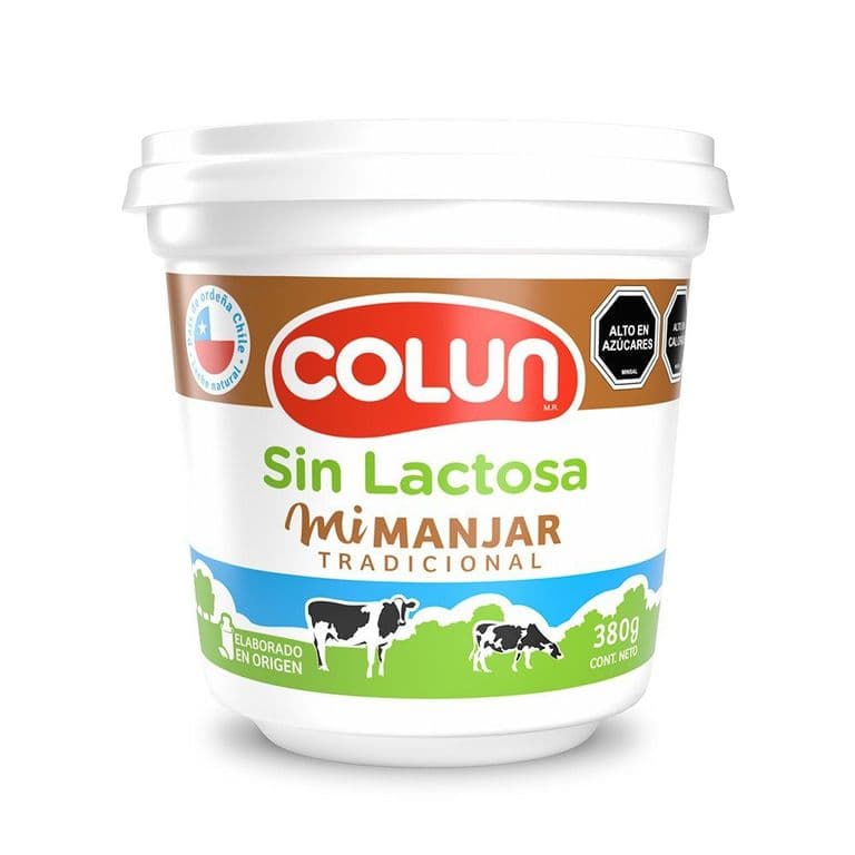 Manjar Colun Sin Lactosa Pote 380 g