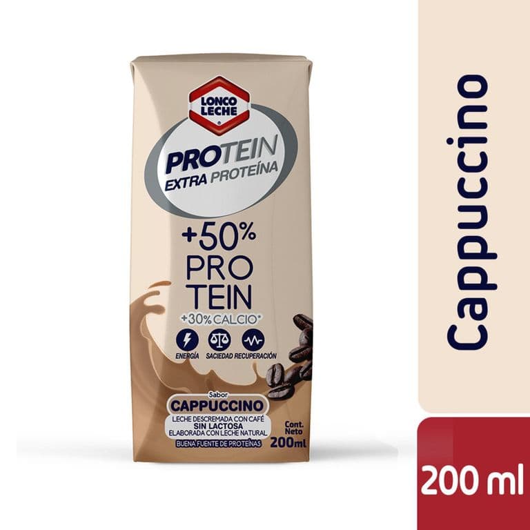 Leche Descremada Protein+ Sabor Cappuccino