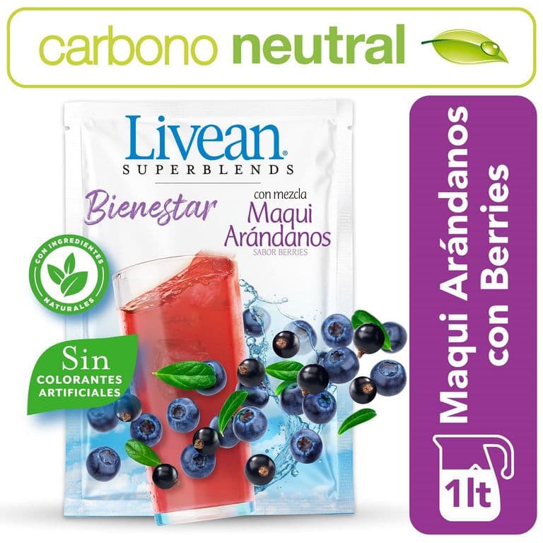 Jugo en Polvo Livean Bienestar 7 g