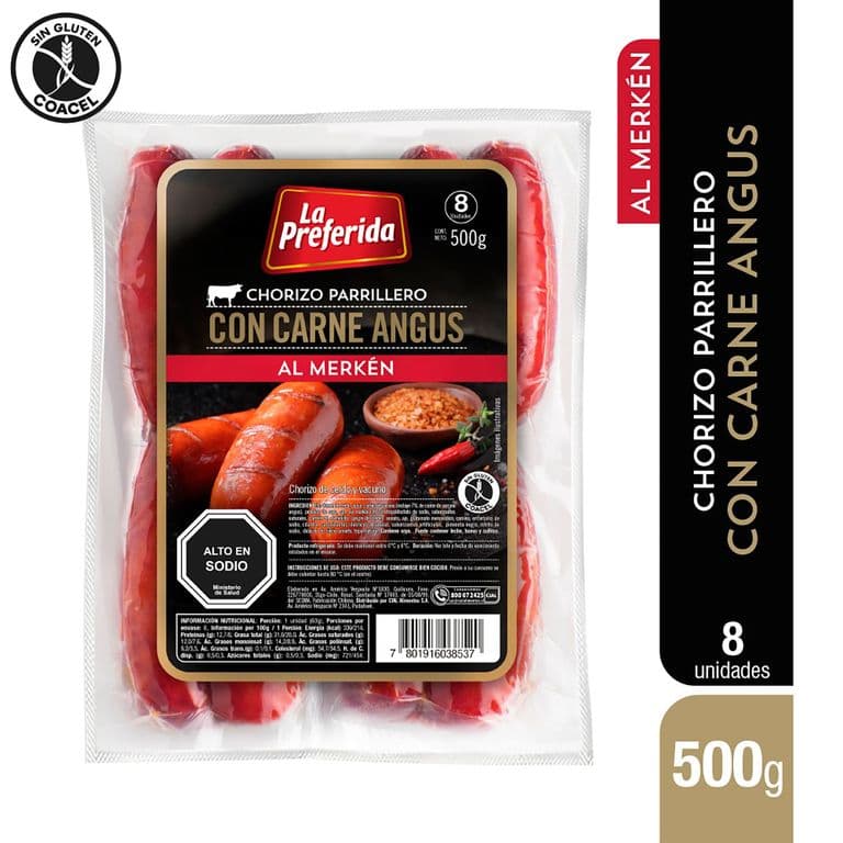 Chorizo Parrillero Angus Merquén
