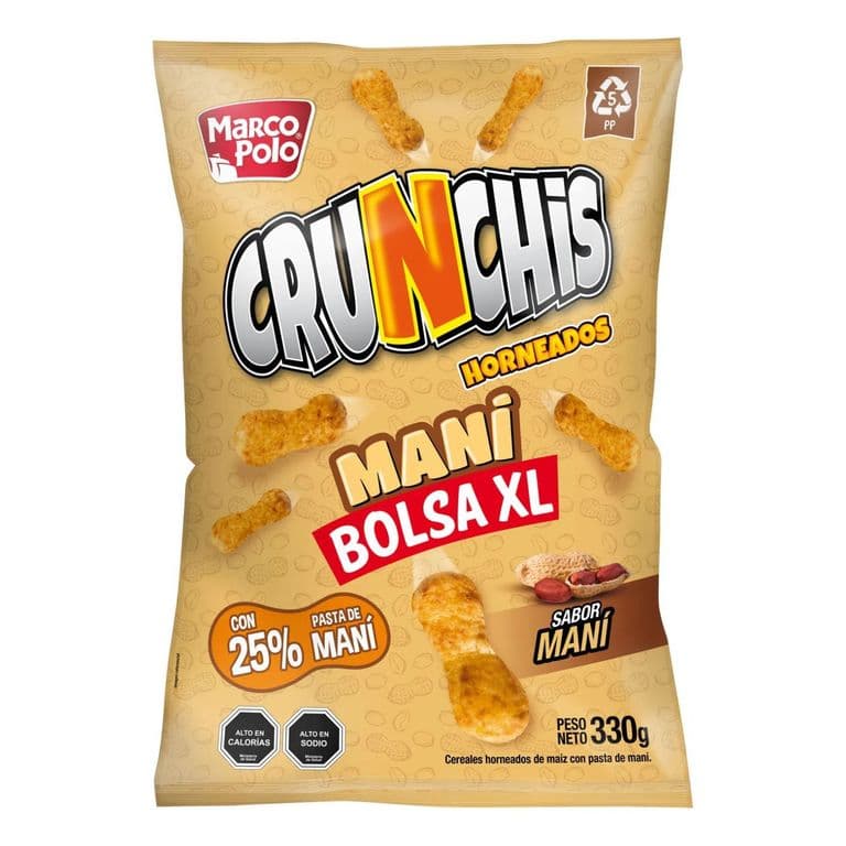 Crunchis Maní Marco Polo 330 g