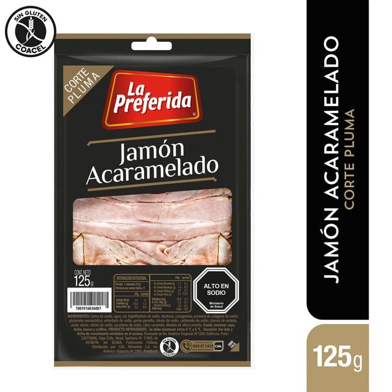 Jamón Centenario Acaramelado Corte Pluma