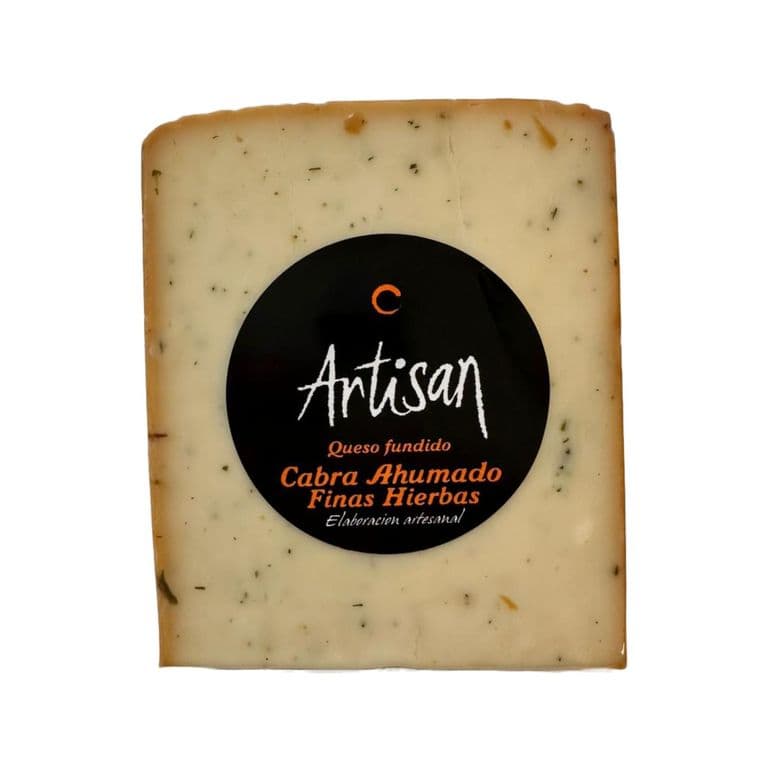 Queso Cabra Ahumado Finas Hierbas Trozo, 180 g