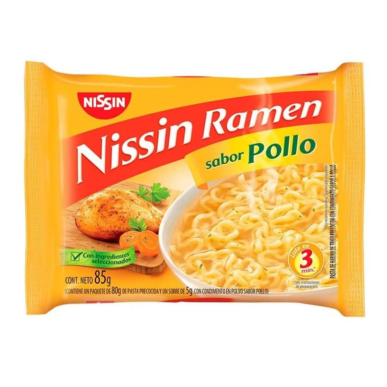 RAMEN POLLO NISSIN 85 GR