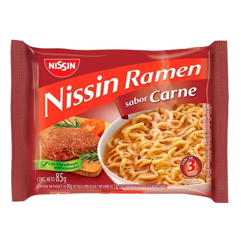 RAMEN CARNE NISSIN 85 GR