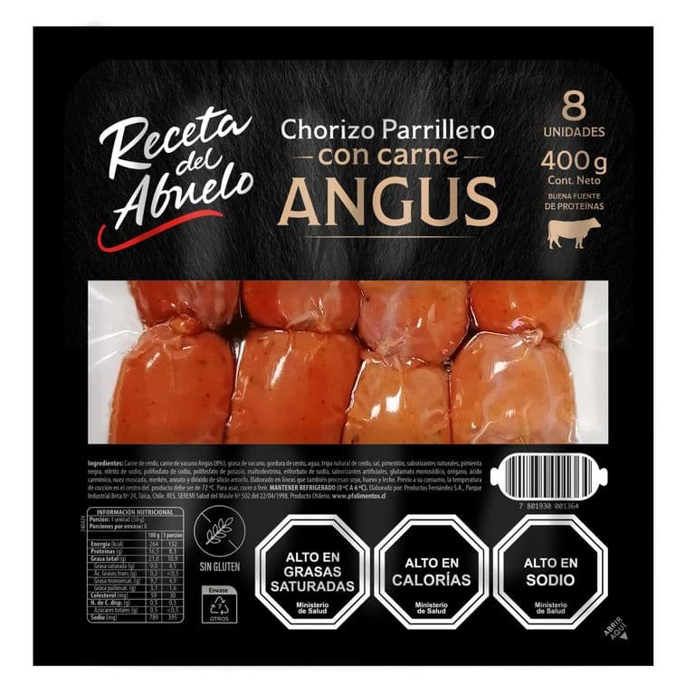 Chorizo Angus Receta del Abuelo 400 g