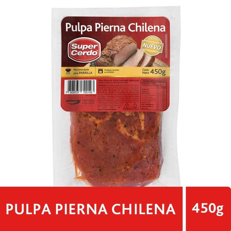 Pulpa Pierna Chilena Super Cerdo 450 g