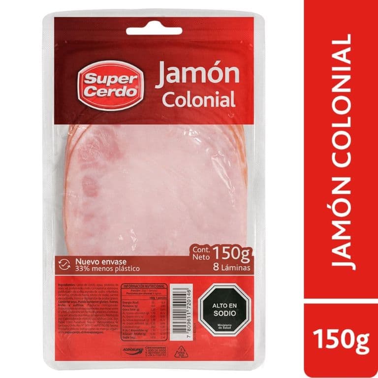 Jamón Colonial Super Cerdo 150 g