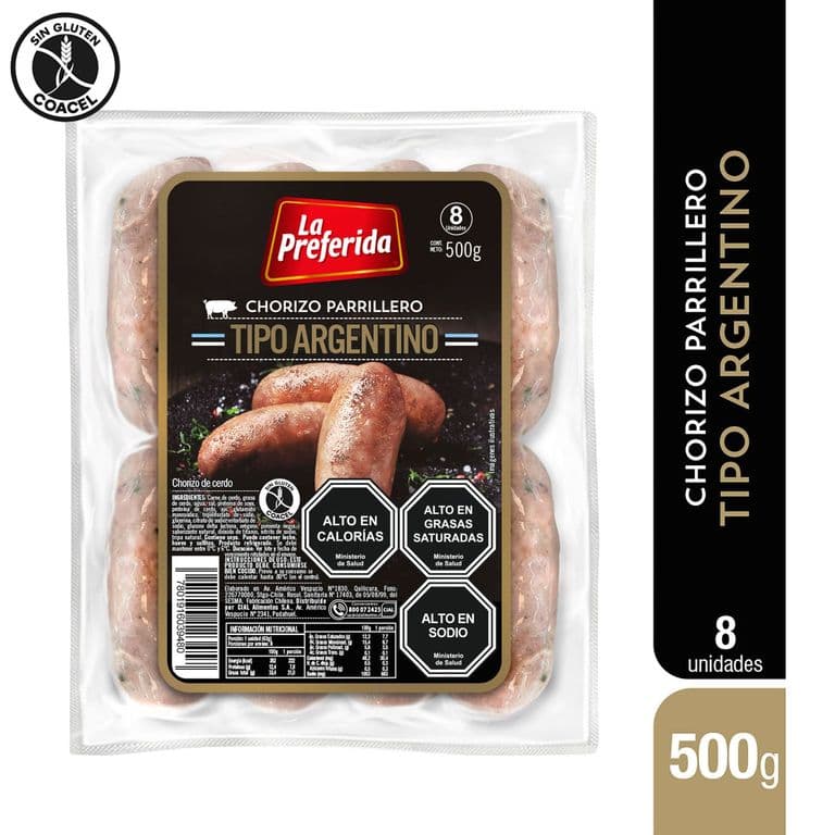 Chorizo Parrillero Tipo Argentino
