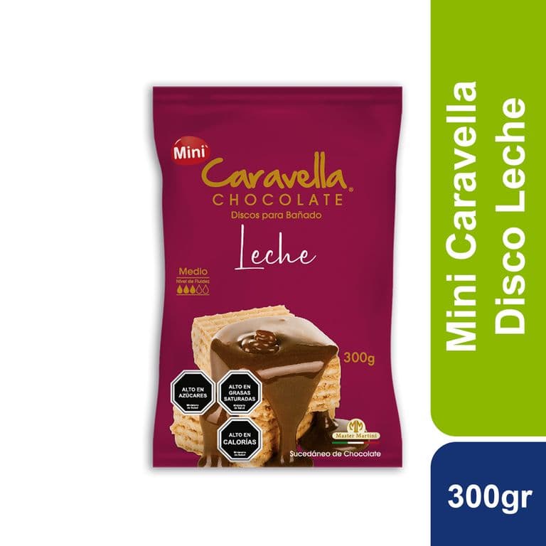 Cobertura Chocolate con Leche Caravella 300 g