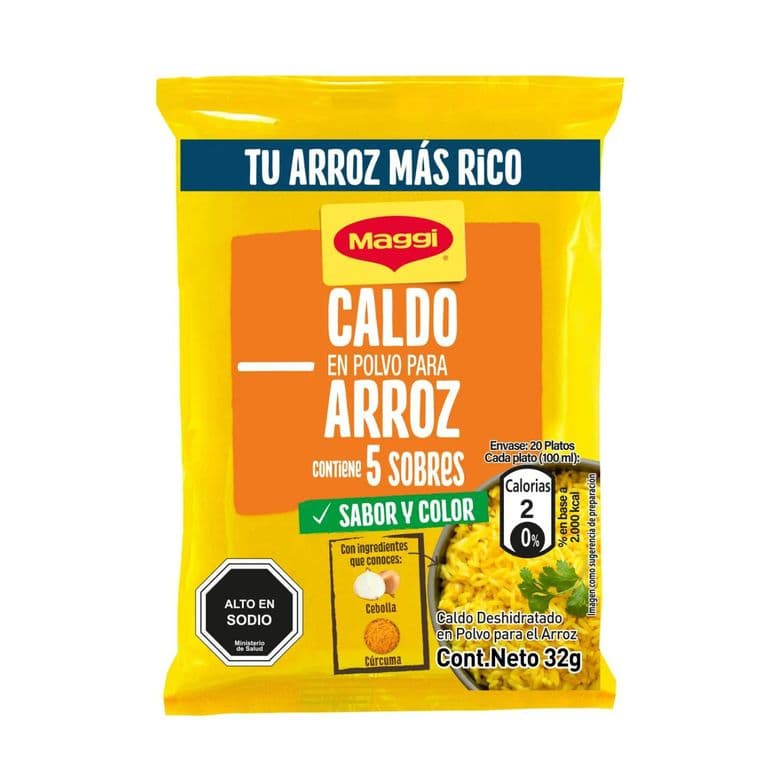 Caldo en Polvo Maggi Arroz 32 g