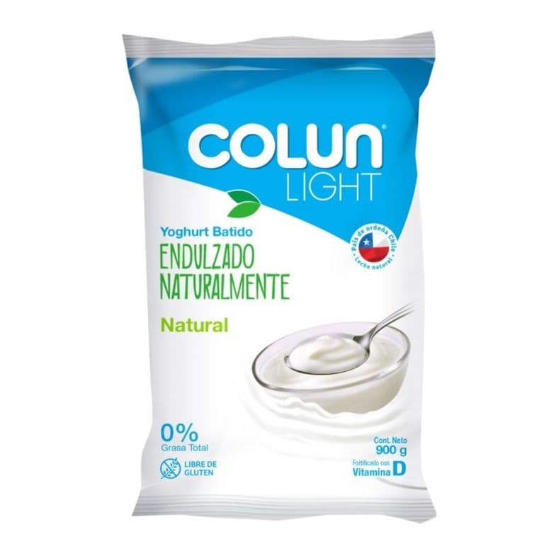 Yogurt Colun Light Natural 900 g