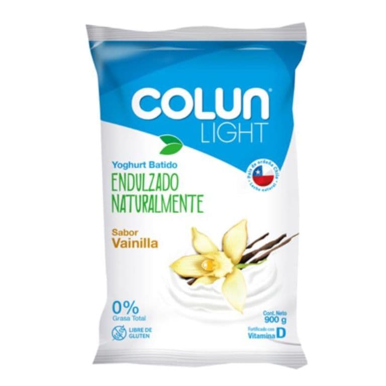 Yogurt Colun Light Vainilla 900 g