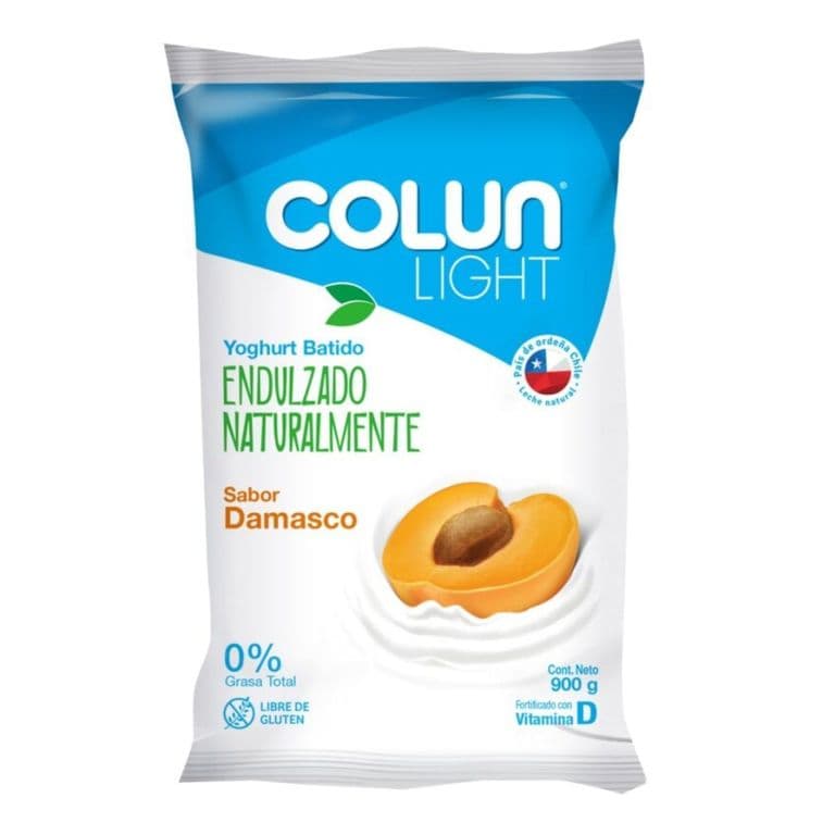 Yogurt Colun Light Damasco 900 g