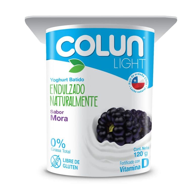 Yogurt Colun Light Mora 120 g