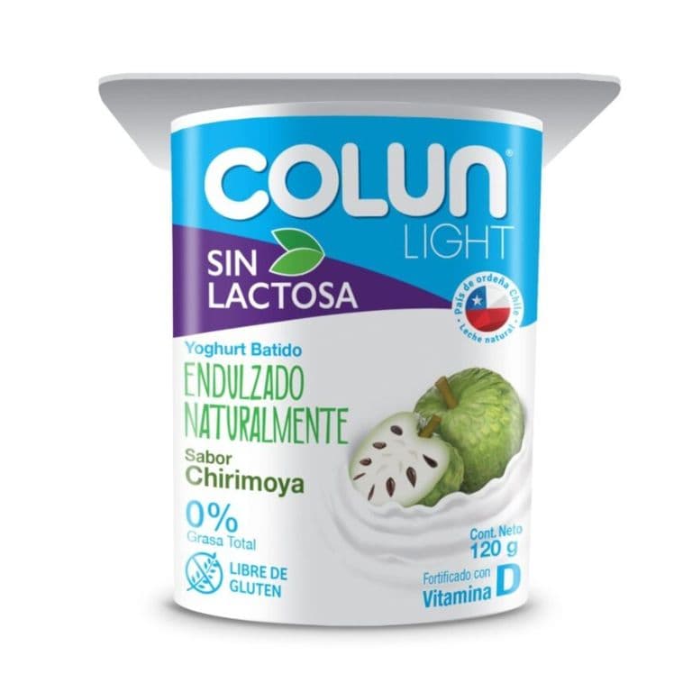 Yogurt Colun Sin Lactosa Chirimoya 120 g