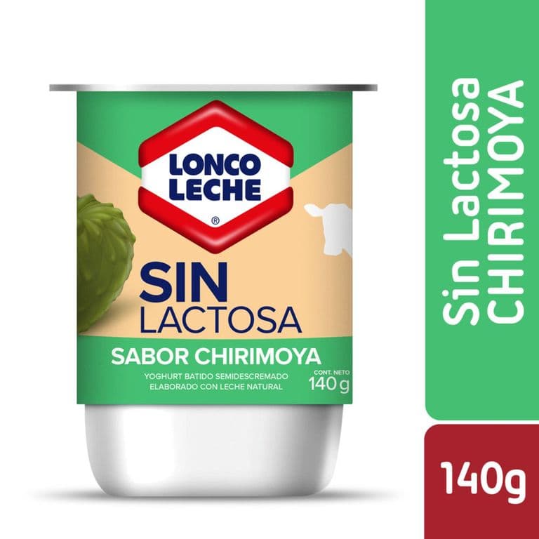 Yogurt Loncoleche Sin Lactosa Chirimoya 140 g