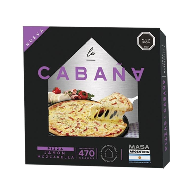 Pizza Jamón Mozzarella Congelada 470 g