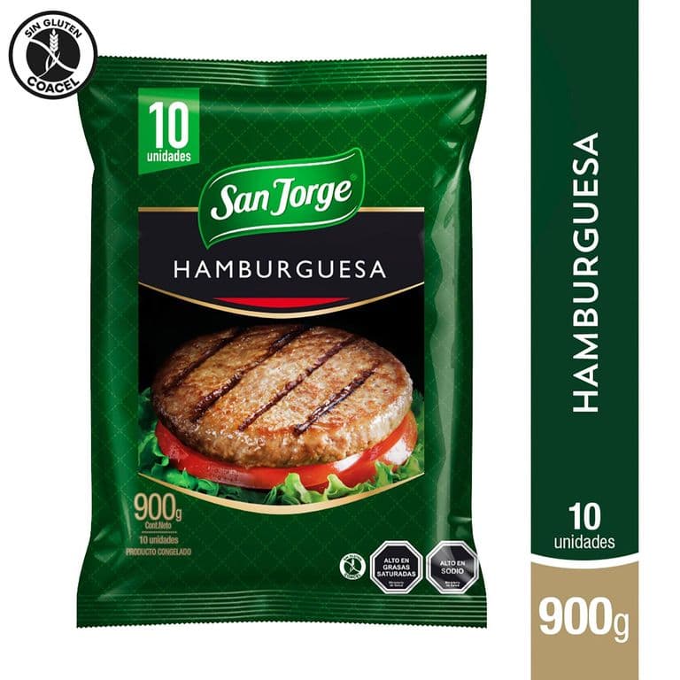 Hamburguesa de Vacuno San Jorge 900 g
