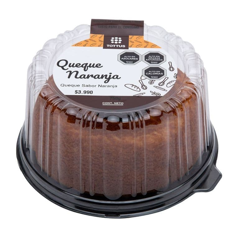 Queque de Naranja Tottus 750 g