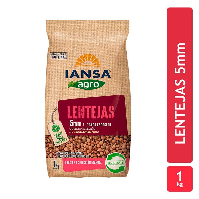 Lentejas 5 mm Iansa Agro 1 kg