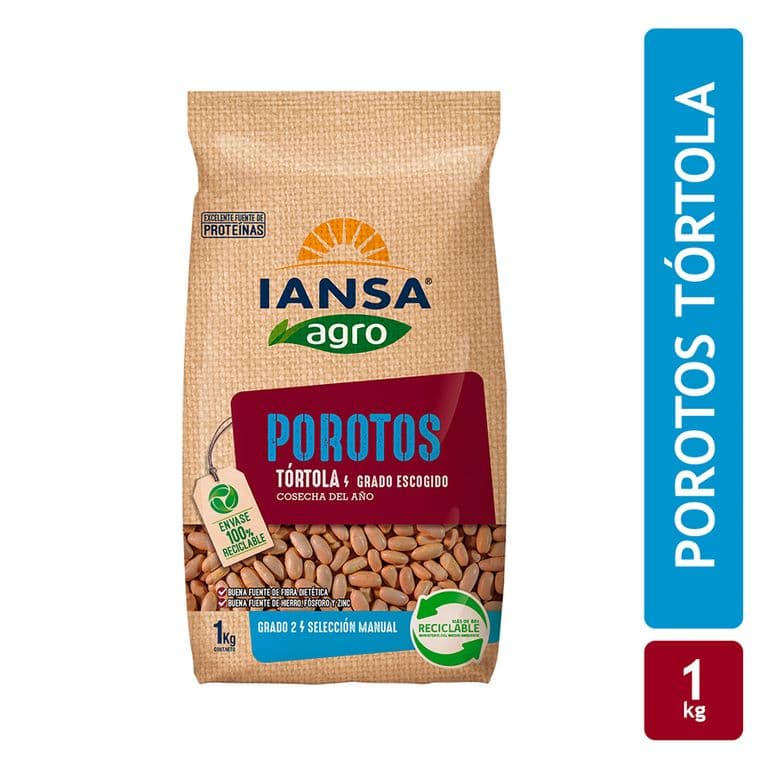 Porotos Tórtola Iansa Agro 1 kg