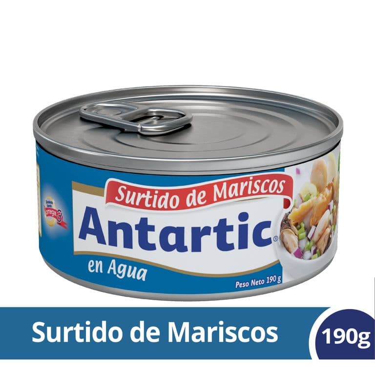 Surtido de Mariscos en Agua Antartic 190 g