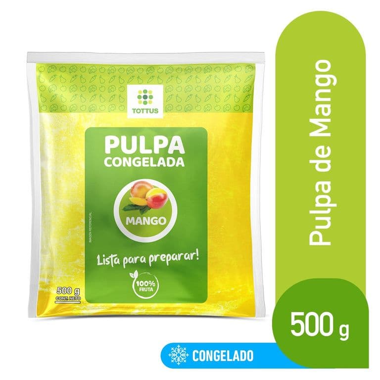 Pulpa de Mango Congelada Tottus 500 g