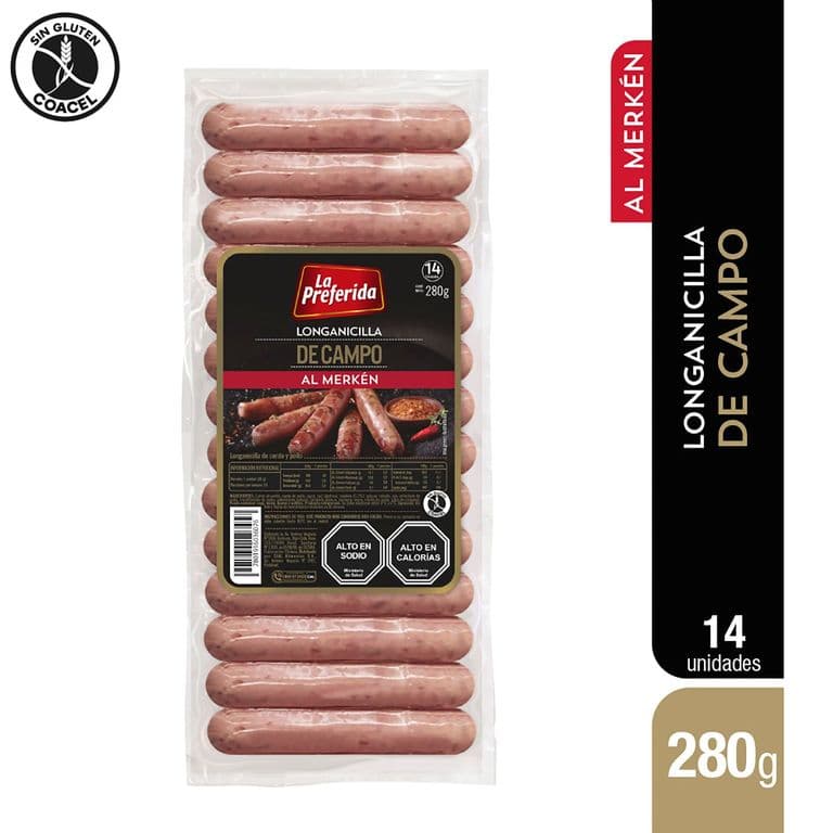 Longanicilla Campo al Merkén La Preferida 280 g