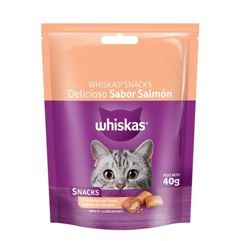 Snack Gato Whiskas Delicioso Salmón 40 g