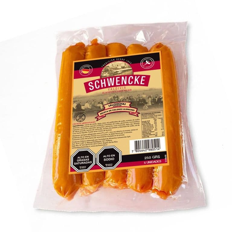 Salchichas Premium Sin Piel Schwencke 5 Un