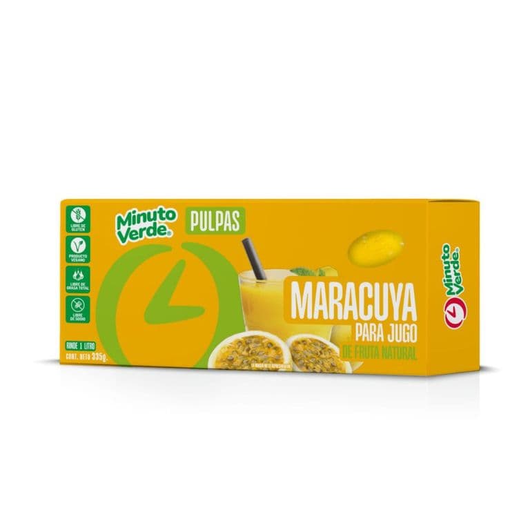 Pulpa Maracuyá Minuto Verde 335 g