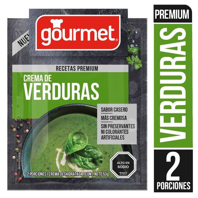 Crema Gourmet Premium Verduras 53 g