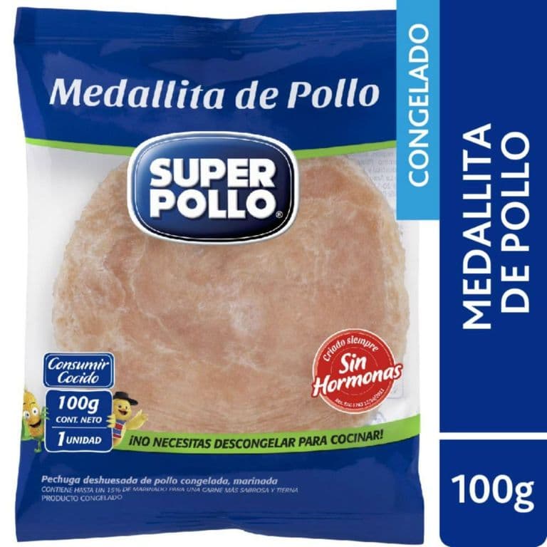 Medallita de Pollo Congeladas Super Pollo 100 g